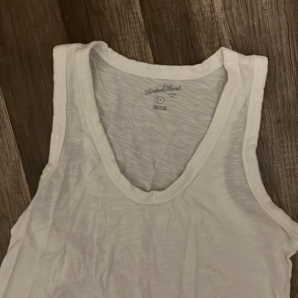White Target Tank Top - Picture 2 of 2